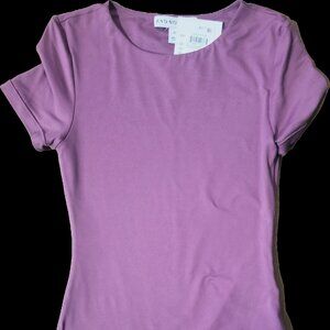 💜 NWT AND NOW THIS Essential Crewneck Bodysuit - Mauve/Dusty Rose (Size S)